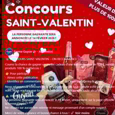 Concours : Remportez un panier-cadeau d'une valeur excédant 100$ !