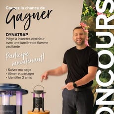 Participez au concours pour remporter un piège à insectes extérieur Dynatrap à lumière vacillante !