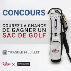 Participez pour remporter un élégant sac de golf Coors Light!