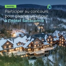 Triomphez d'un séjour prestigieux au spa hôtel Sacacomie!