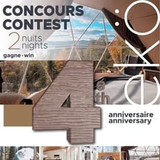 Sublime concours : remportez un séjour de deux nuits en semaine chez EKÖ Nature Glamping.