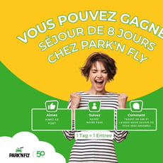 Participez pour remporter un séjour de stationnement aéroportuaire de 8 jours avec Park’N Fly Canada