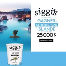 Participez pour remporter un séjour spa en Islande grâce à Siggi's !