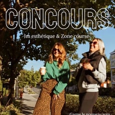 Participez au concours et remportez un soin du visage et des chaussures chez Zone Course!