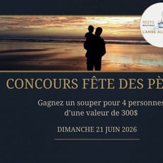 Concours : Remportez un dîner pour quatre au Café Bistro l'Anse-Aux-Coques !