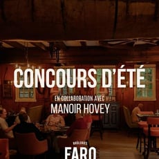 Participez et remportez un dîner pour deux au Bistro le Tap Room, un bon Faro de 100$, un t-shirt et une casquette Faro !