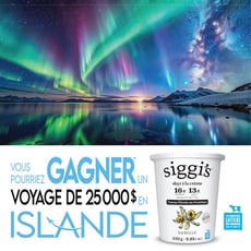 Participez à notre concours pour remporter un voyage de 25 000 $ en Islande !