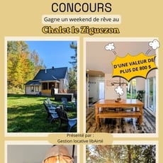 Concours : Remportez un séjour au chalet Ziguezon pour neuf convives !