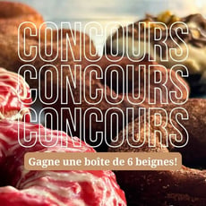 Participez au concours pour gagner une boîte de six délicieux beignes!
