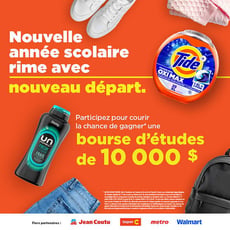 Participez au concours pour remporter une bourse d'études de 10 000$!