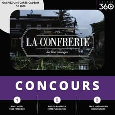 Participez au concours et remportez une carte cadeau de 100$ de la confrérie !