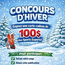 Participez et remportez une carte cadeau de 100$ chez Sports Experts !