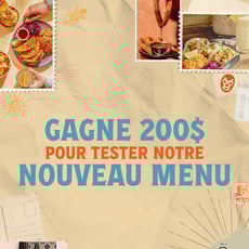 Participez pour remporter une Carte-Cadeau de 200$ chez Carlos & Pepe's.