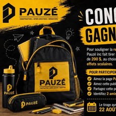 Chance de gagner une carte-cadeau de 200$ pour les fournitures scolaires