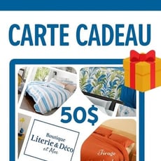 Concours : Remportez une carte cadeau de 50 $ valable chez Literie & Déco et Moi.