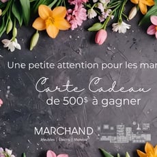 Concours : Remportez une carte cadeau d'une valeur de 500$ chez Meubles Marchand !