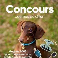 Participez au concours pour remporter une carte-cadeau Mondou de 200$!