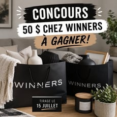 Concours : remportez une carte-cadeau de 50 $ chez Winners !