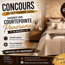 Participez au concours pour gagner une courtepointe Panorama!