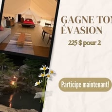 Concours : Remportez une évasion pour deux personnes!