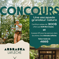 Participez pour remporter une retraite pour quatre personnes !