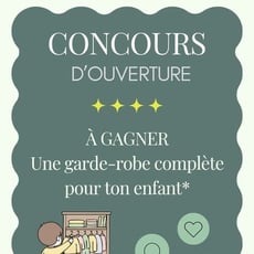 Participez au concours et obtenez une garde-robe enfantine intégrale d'une valeur de 150 $.