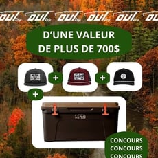 Participez au concours et remportez une glacière Yéti et des casquettes Outdrip!