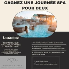 Concours : Remportez une journée romantique pour deux au somptueux Spa Koena.