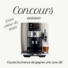 Participez au concours pour remporter une Jura J8 d'une valeur de 3 695 $.