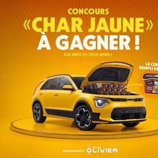 Concours pour gagner une Kia Niro électrique Wind + 2026 remplie de bines!