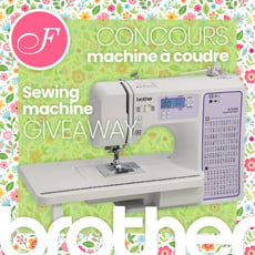 Participez pour remporter la précieuse machine à coudre Brother SC9500!