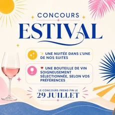 Concours : Remportez une nuit dans une suite de l'Hôtel Le Saint-Germain Rimouski et du vin !