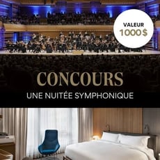 Participez au jeu-concours pour remporter des places au concert Tchaïkovski et une nuitée!