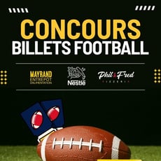 Participez au concours pour gagner des billets de football et une carte-cadeau Mayrand!