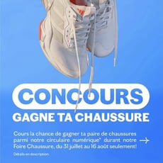 Chance de gagner une paire de souliers!