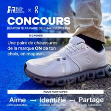 Participez et remportez une élégante paire de chaussures de la prestigieuse marque ON !