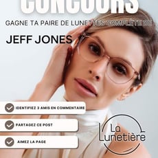 Remportez une élégante paire ophtalmique Jeff Jones au choix lors de notre concours!