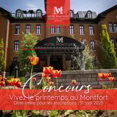 Participez au concours pour remporter une « Évasion Raffinée » de 320$ à l'Hôtel Montfort !