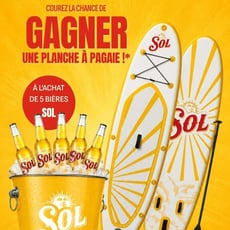 Participez et remportez une planche à pagaie Sol lors de notre concours!