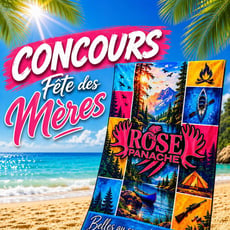 Participez au concours pour remporter une élégante serviette de plage !