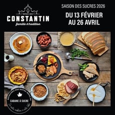 Participez au concours pour remporter une table pour quatre à la Cabane à Sucre Constantin !
