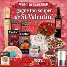 Prélassez-vous pour la Saint-Valentin en remportant un dîner exquis!