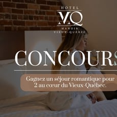Concours Hôtel Manoir Vieux-Québec : Remportez un séjour romantique pour 2, valant plus de 500$!
