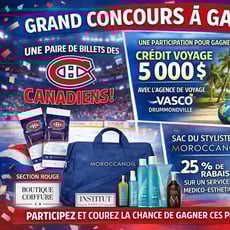 Concours Institut Beauté V.B - Divers prix prestigieux à remporter !