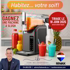 Concours Ivan BeloBorodov - Courtier immobilier RE/MAX : remportez une machine à granité!