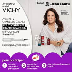 Participez au concours Jean Coutu pour gagner des essentiels Vichy et le Steampod!