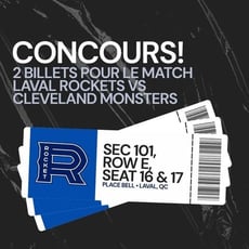Concours Kitchen 73 : Remportez deux billets pour le match Rocket de Laval vs Cleveland, 7 février !