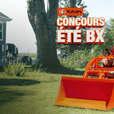 Participez au concours Kubota pour remporter un tracteur compact Kubota.