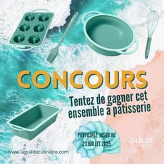 Participez au concours de La Guilde Culinaire et remportez un prestigieux ensemble à pâtisserie.