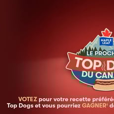 Concours pour élire le futur chien vedette du Canada chez Aliments Maple Leaf !